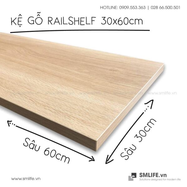 Ke go thanh ray lo doi railshelf SMLIFE 7 | SHOPDEPOT