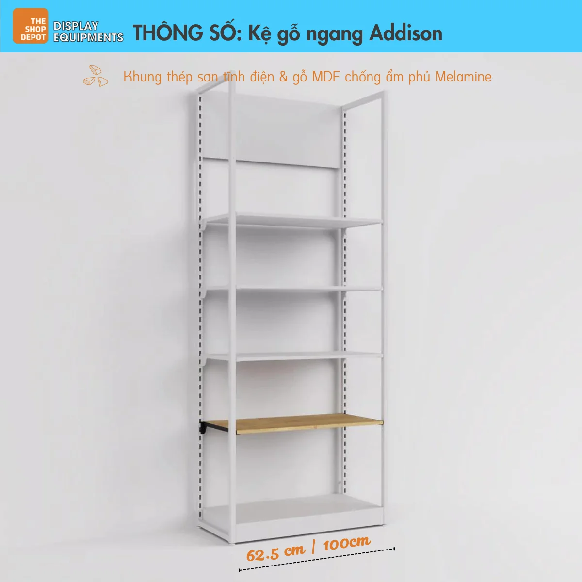 THONG SO Ke go ngang Addison | SHOPDEPOT